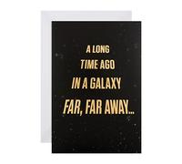 Hallmark Birthday Card - Disney Star Wars Crawl Text Design