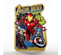 Hallmark Birthday Card for Brother - Marvel Avengers Pop Out Design