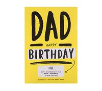 Hallmark Birthday Card for Dad - Funny Contemporary Text Design