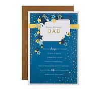 Hallmark Large Birthday Card for Dad - Classic Verse Design, Multicoloured (ECM25563688)