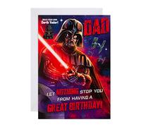 Hallmark Birthday Card For Dad Star Wars Darth Vader Pop Out and Make