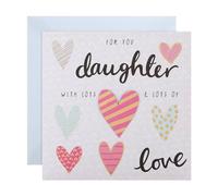 Hallmark Birthday Card For Daughter - 3D Heart Design