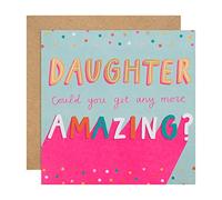 Hallmark Birthday Card for Daughter - Contemporary Text Based Design