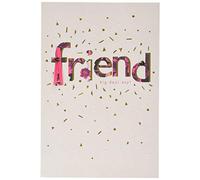 Hallmark Birthday Card for Friend - Contemporary Text Based Design