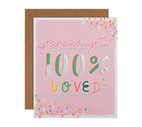 Hallmark Birthday Card for Granddaughter - Contemporary Text Based Design