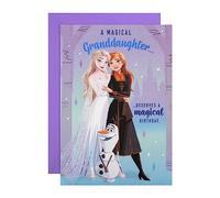 Hallmark Birthday Card for Granddaughter - Disney Frozen Design with Activity