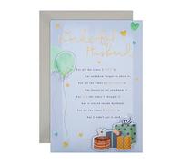 Hallmark Birthday Card for Husband - Classic Verse Design