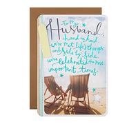Hallmark Birthday Card for Husband - Contemporary Text Based Die Cut Design