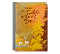 Hallmark Birthday Card for Husband or Boyfriend (Deer)