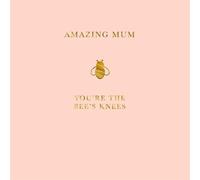 Hallmark - Birthday Card For Mum, 'Amazing Mum You're the Bee's Knees' Design with Lovely Gold Foil Embossed Bee