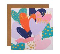 Hallmark Birthday Card for Mum - Contemporary Hearts Design