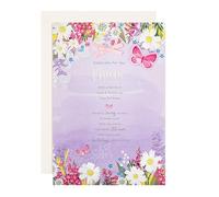 Hallmark Birthday Card for Mum, Florals Design, Heartfelt Verse, Purple