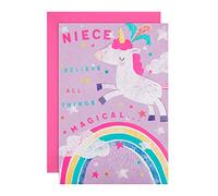 Hallmark Birthday Card for Niece - Cute Magical Unicorn Design