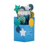 Hallmark Birthday Card for Son - 3D Pop-Up Star Balloons Design