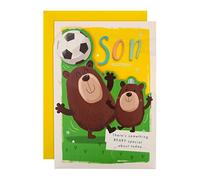 Hallmark Birthday Card for Son - Cute 'All About Gus' Football Design