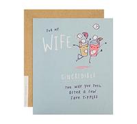Hallmark Birthday Card for Wife - Fun Illustrated Hallmark Studio Design