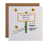 Hallmark Birthday Card - More Than A Feeling Collection Funny Illustrated Design