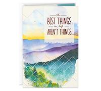 Hallmark Birthday Card (Watercolor Mountains)