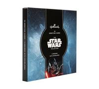Hallmark Birthday Cards, Star Wars Multipack, 10-Pack, 5 Designs | Darth Vadar, Boba Fett, Stormtroopers, Droids, Chewbacca, Yoda, Size 16 X 16cm, White Envelopes, Blank Inside