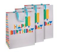 Hallmark Birthday Gift Bag Bundle, Pack of 3 in 1 Large Design