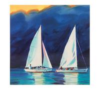 Hallmark Blank Card Illustrated Boats - Medium
