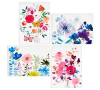 Hallmark Blank Cards Assortment, Painted Flowers (48 Cards with Envelopes)