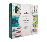 Hallmark Gallery Blank Illustrated Cards - Multipack of 20 in 20 Contemporary Designs