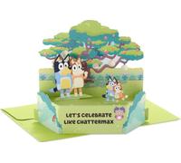Hallmark Bluey Birthday Card for Kids (Celebrate Like Chattermax)