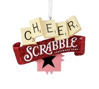 Hallmark Board Game Scrabble Holiday Cheer Christmas Ornament