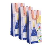 Hallmark Bottle Bags, Pack of 3 (Pink, Blue, Gold)