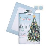 Hallmark Boxed Christmas Card for One I Love - Classic Winter Scene with Tree Design