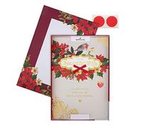 Hallmark Boxed Christmas Card for Wife - Traditional Robin and Foliage Design