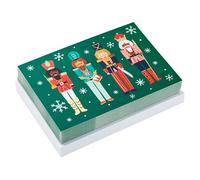 Hallmark Boxed Christmas Cards, Four Nutcrackers (40 Cards and 40 Envelopes)