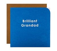 Hallmark Braille Birthday Card for Grandad - Contemporary Patterned Design