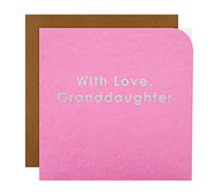 Hallmark Braille Birthday Card for Granddaughter, Patterned Design