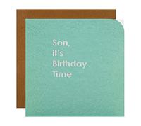 Hallmark Braille Birthday Card for Son - Contemporary Patterned Design