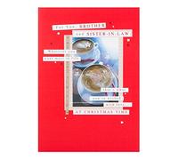 Hallmark Brother and Sister-in-Law Christmas Card 'with Love'- Medium