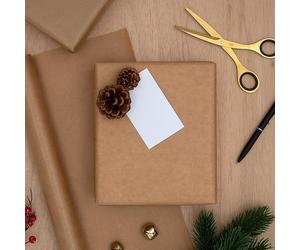 Hallmark Brown Kraft Wrapping Paper Roll 10m Gift Wrap 70cm Wide for Any Occasio