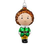 Hallmark Buddy the Elf Glass Tree Decoration, XMAS Ornament, Green