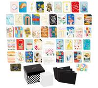 Hallmark Bulk Greeting Card Assortment with Organizer (100 Cards with Envelopes) Birthday Cards, Thank You Cards, Wedding Cards, Sympathy Cards, Holiday Cards, Congrats Cards
