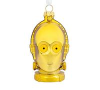 Hallmark C-3PO Glass Ornament, Star Wars Tree Decoration, Glass Hanging Ornament, Hanging Ornament, Gifts for Christmas