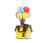Hallmark Carls' Balloon House Keepsake Hanging Ornament, Disney Tree Decoration, UP, Yellow, Green, Red