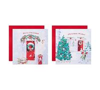 Hallmark Charity Christmas Card Pack, Traditional, 16-Pack, Festive Designs