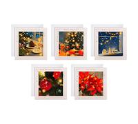 Hallmark Charity Christmas Cards, 30-Pack in 5 Contemporary Designs