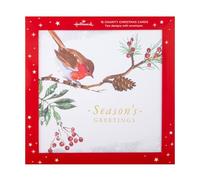Hallmark Charity Christmas Cards - Pack of 16 in 2 Robin Designs