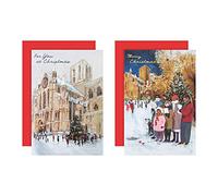Hallmark Charity Christmas Cards, York Minster, 2 Designs, 12-Pack