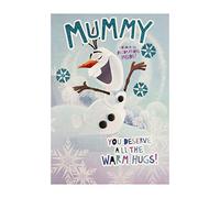 Hallmark Christmas Activity Card For Mummy - Frozen Olaf Design