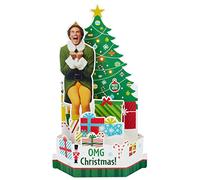 Hallmark Christmas Card Buddy the Elf Musical Light-Up Pop Up 3D | Paper Wonder, Measures 23cm X 13cm X 7.5cm, Bright Red Envelope, Multicoloured