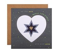 Hallmark Christmas Card for Dad - Classic 3D Heart Design