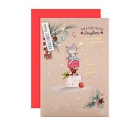 Hallmark Christmas Card for Daughter - Cute Illustrated Spoonful of Love Design